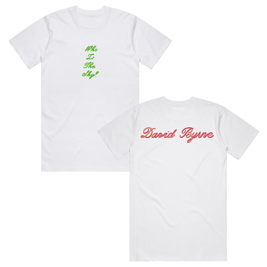 Who Is The Sky? White Tee
