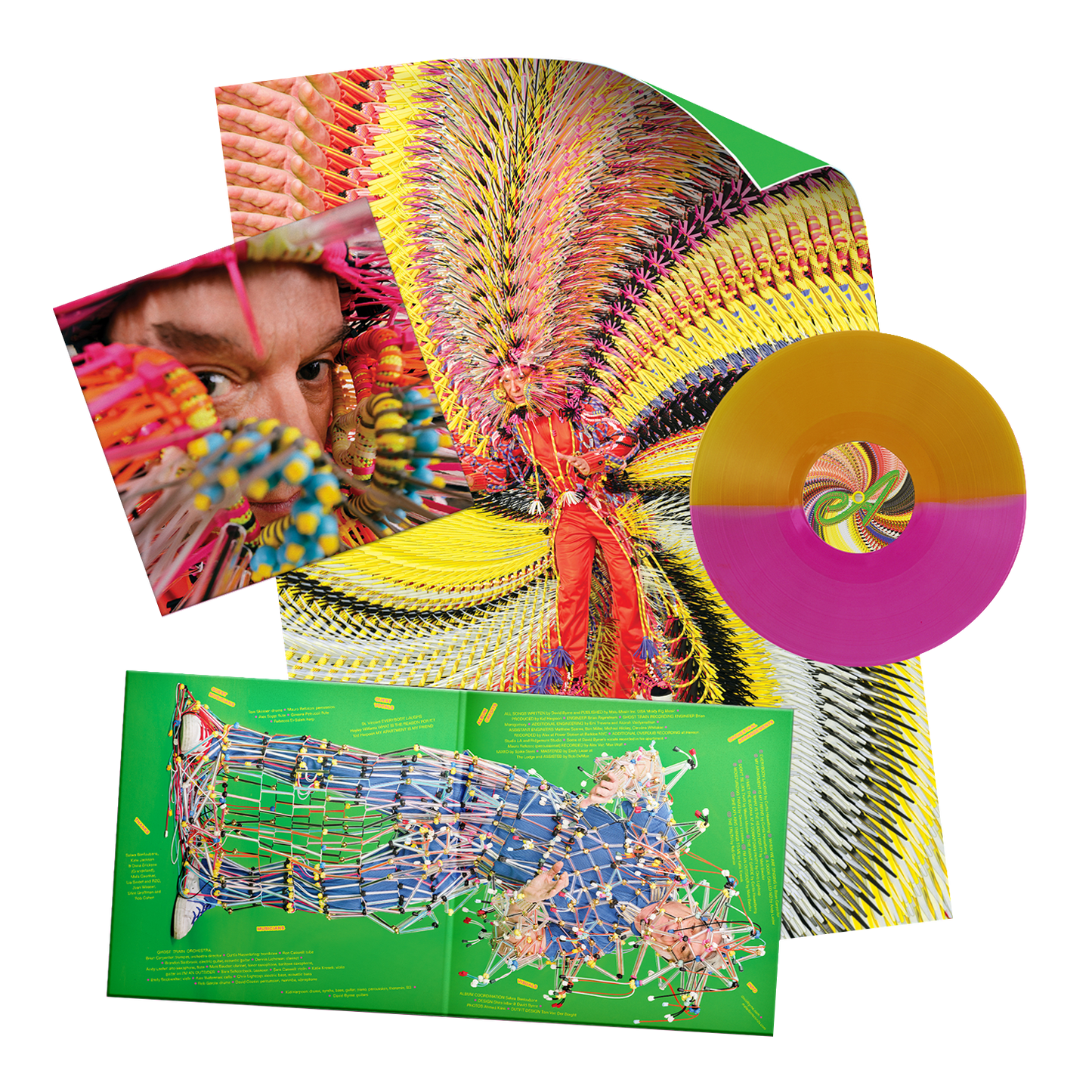 Who Is The Sky? Deluxe Cantaloupe Orange/Strawberry Pink LP