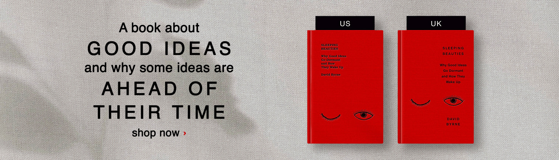 A book about GOOD IDEAS and why some ideas are AHEAD OF THEIR TIME. shop now >