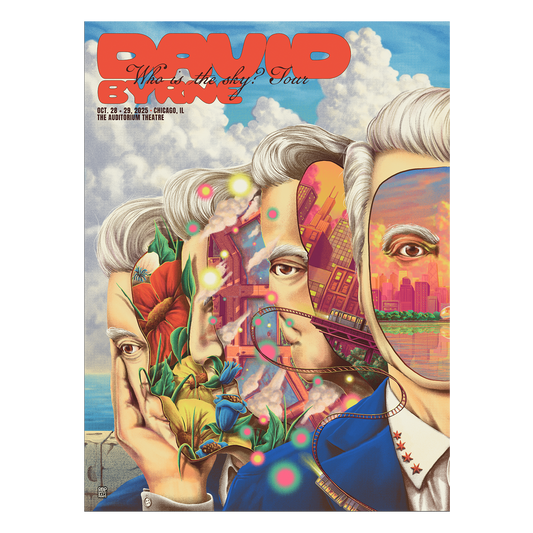 David Byrne Show Poster - Chicago, IL - 10/28/25 - 10/29/25